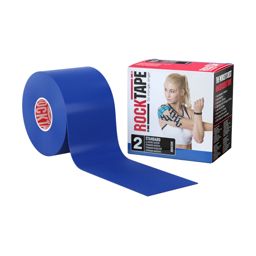 RockTape Roll Standard Adhesive Navy Blue เทปกายภาพบำบัดสำหรับลดอาการบาดเจ็บ