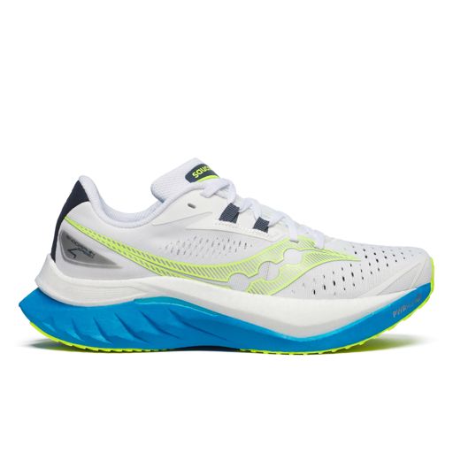 Saucony Women’s Endorphin Speed 4 White/Viziblue รองเท้าวิ่ง