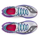 Saucony Men's Endorphin Pro 4 White/Shadow รองเท้าวิ่งสำหรับแข่งขัน 5