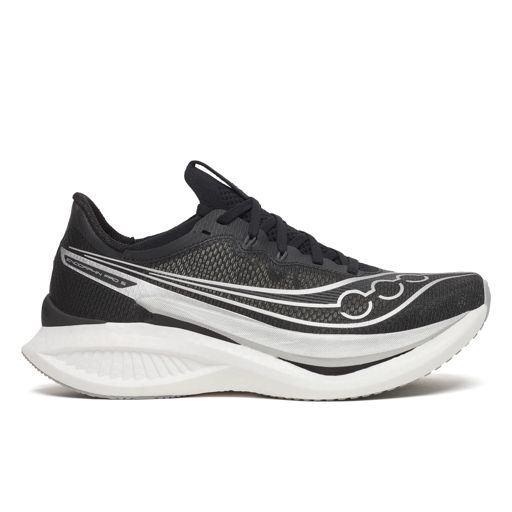 Saucony Men's Endorphin Pro 5 Black/Silver รองเท้าวิ่งคาร์บอนผู้ชาย