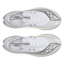 Saucony Men's Endorphin Pro 5 White/Black รองเท้าวิ่งคาร์บอนผู้ชาย 5