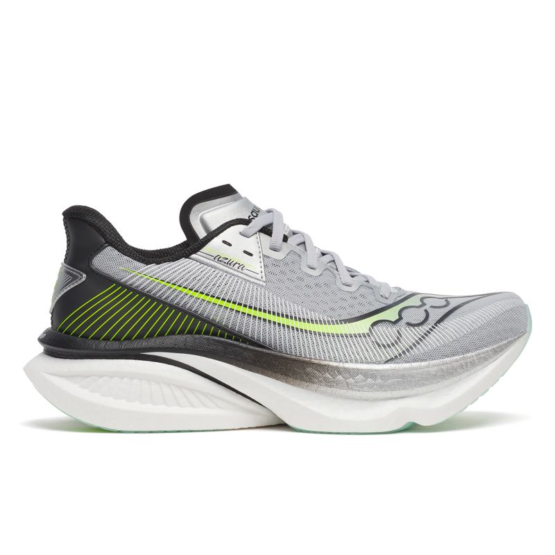 Saucony Men's Endorphin Azura Silver/Black รองเท้าวิ่ง Saucony Endorphin Azura ผู้ชาย