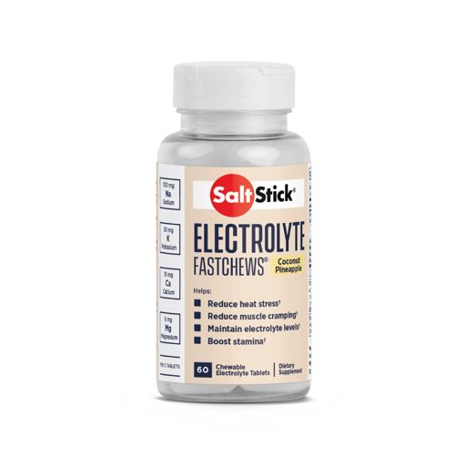 SaltStick FastChews Coconut Pineapple 60ct อิเล็กโทรไลต์ชนิดเม็ดแบบเคี้ยว