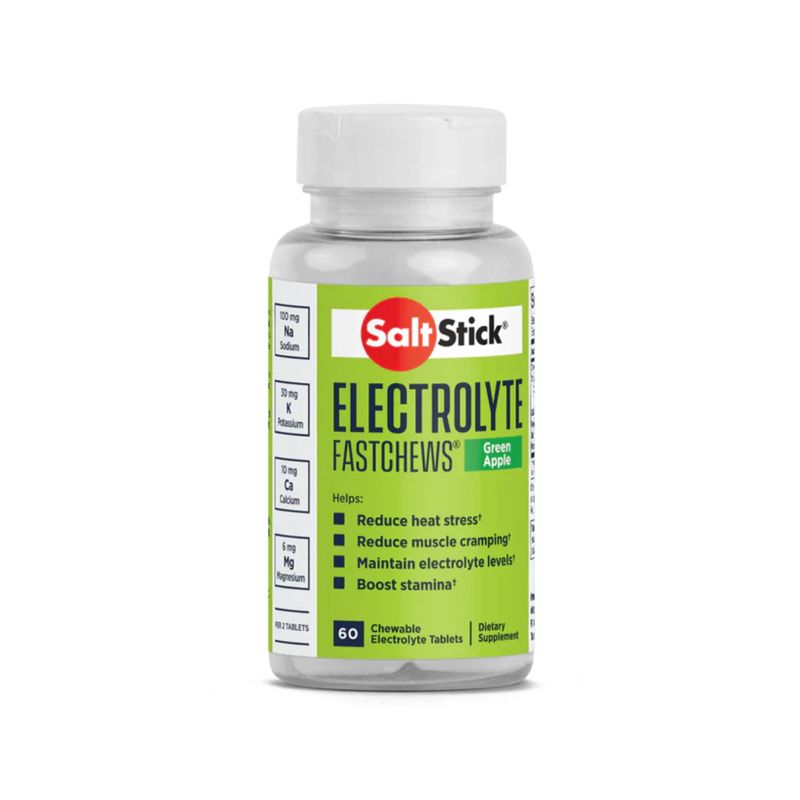 SaltStick Fastchew Green Apple 60ct อิเล็กโทรไลต์ชนิดเม็ดแบบเคี้ยว