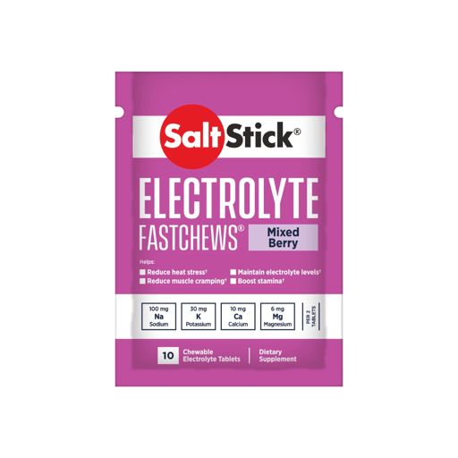 SaltStick FastChews Mixed Berry 10ct อิเล็กโทรไลต์ชนิดเม็ดแบบเคี้ยว