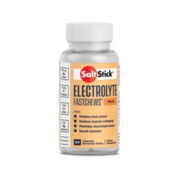 SaltStick FastChews Peach 60ct อิเล็กโทรไลต์ชนิดเม็ดแบบเคี้ยว
