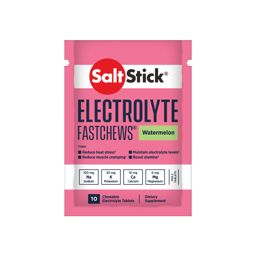 SaltStick FastChews Watermelon 10ct อิเล็กโทรไลต์ชนิดเม็ดแบบเคี้ยว