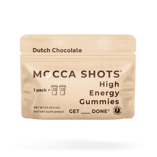 Seattle Gummy - Mocca Shot Dutch Chocolate เยลลี่พลังงานพร้อมคาเฟอีน