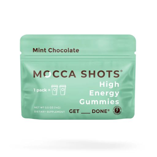 Seattle Gummy - Mocca Shot Mint Chocolate เยลลี่พลังงานพร้อมคาเฟอีน