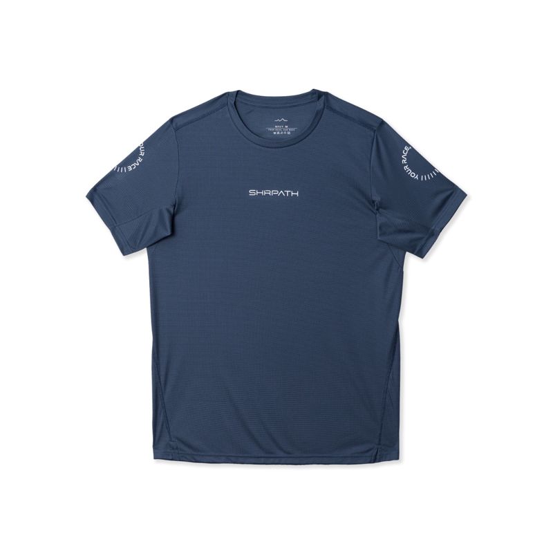 Shrpath Light Running Shirt Navy เสื้อวิ่ง น้ำหนักเบา Shrpath ระบายอากาศสูงสุด แห้งไว