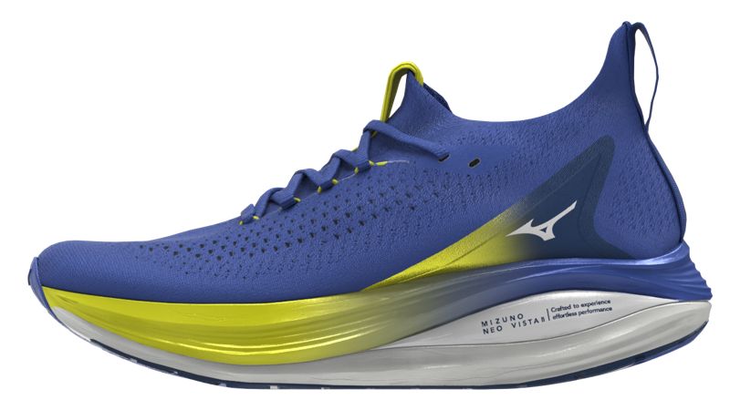 Mizuno Men's Neo Vista 2 Dazzling Blue / White / Lightning Yellow รองเท้าวิ่ง