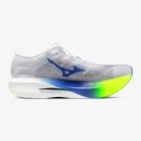 Mizuno Unisex Hyperwarp Pure White / Lightning Yellow / Dazzling Blue รองเท้าวิ่ง 6