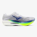 Mizuno Unisex Hyperwarp Elite White / Lightning Yellow / Dazzling Blue รองเท้าวิ่ง 6