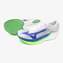 Mizuno Unisex Hyperwarp Elite White / Lightning Yellow / Dazzling Blue รองเท้าวิ่ง 2