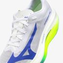 Mizuno Unisex Hyperwarp Pro White / Lightning Yellow / Dazzling Blue รองเท้าวิ่ง 9