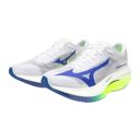 Mizuno Unisex Hyperwarp Pro White / Lightning Yellow / Dazzling Blue รองเท้าวิ่ง 10