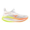 Mizuno Women's Neo Vista 3 White / Flamingo Coral / Lime Pulp รองเท้าวิ่งผู้หญิงสาย Super Trainer 10