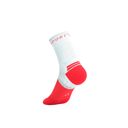 Compressport Pro Marathon Socks v2.0 Fluo Red/White ถุงเท้าวิ่ง 4