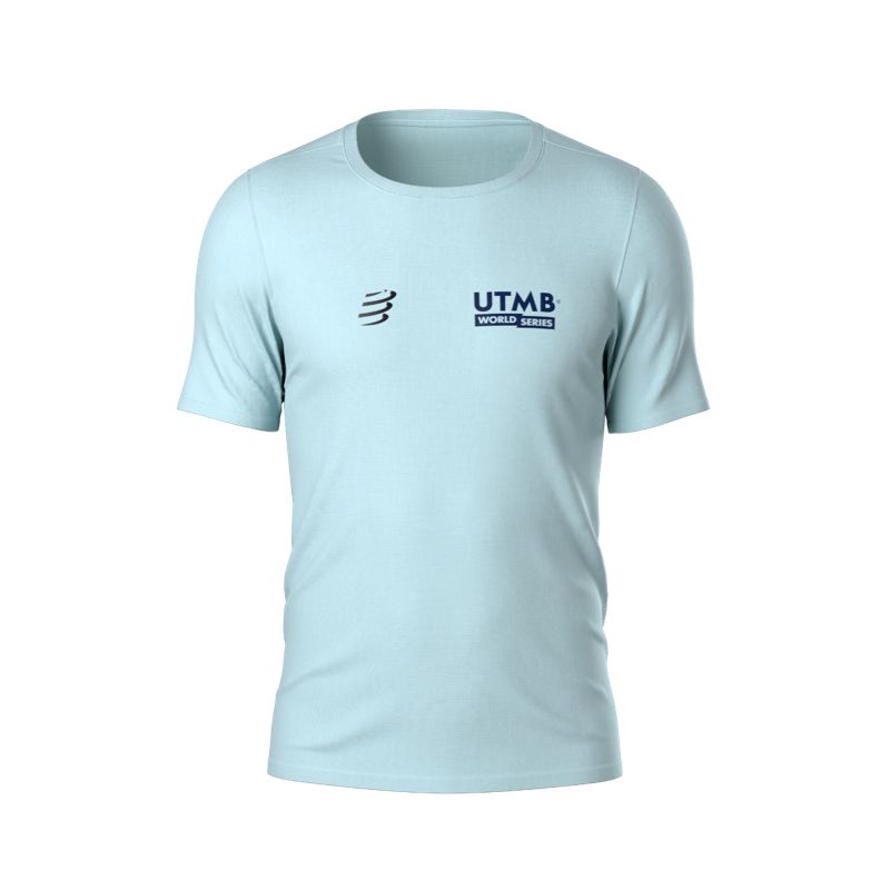 Compressport Training SS Tshirt M - UTMB 2025 - L1 Ice Flow (เสื้อวิ่งซ้อม UTMB Edition)