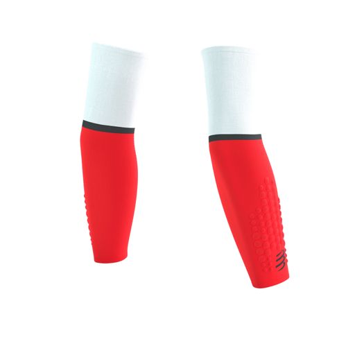 Compressport Armforce Ultralight White/Fluo Red ปลอกแขน