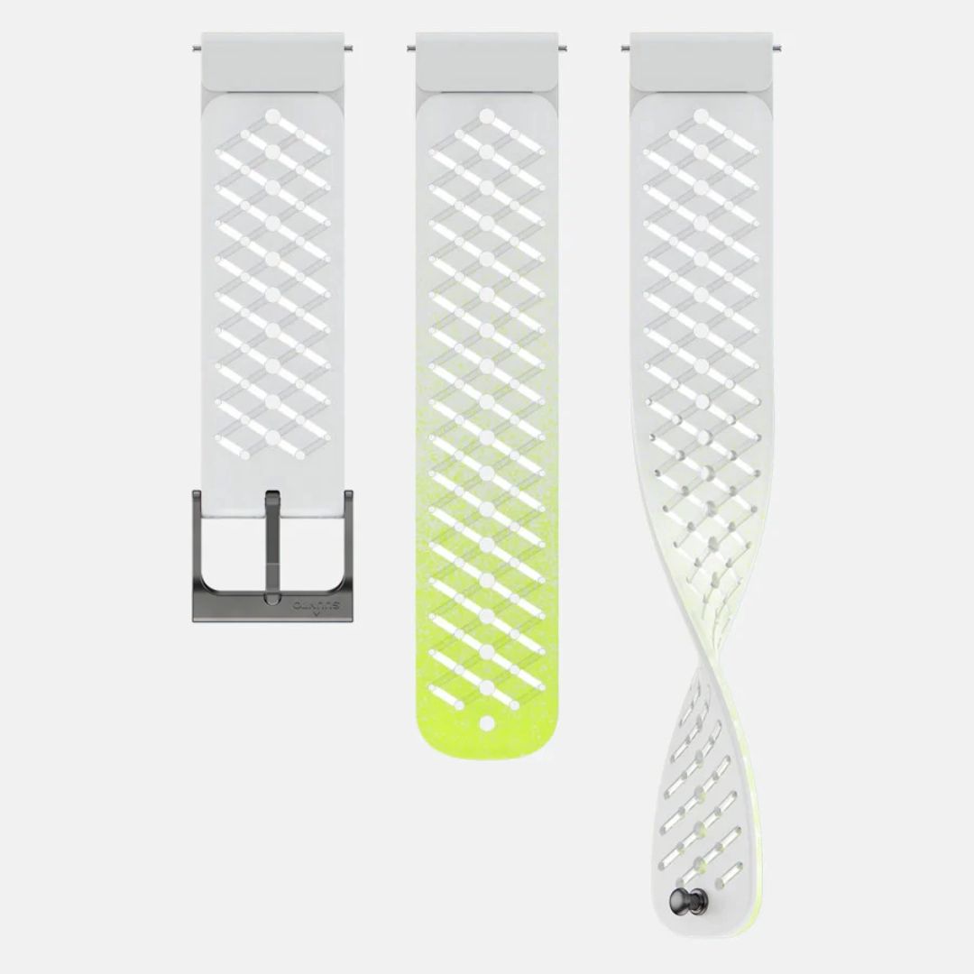 Suunto 22mm Athletic 5 Silicone Strap Canary White S+M​
