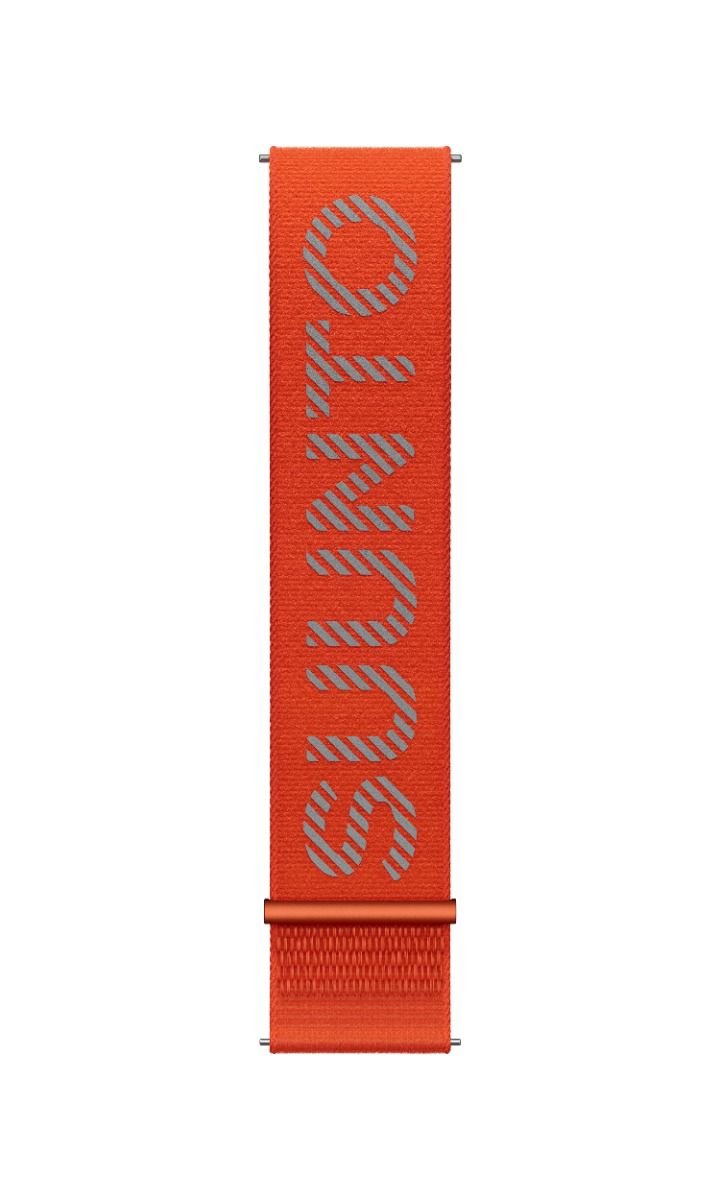 Suunto 22mm Athletic 7 Loop Textile Strap Coral Orange