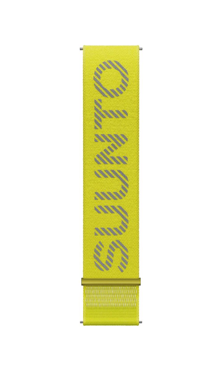 Suunto 22mm Athletic 7 Loop Textile Strap Lime