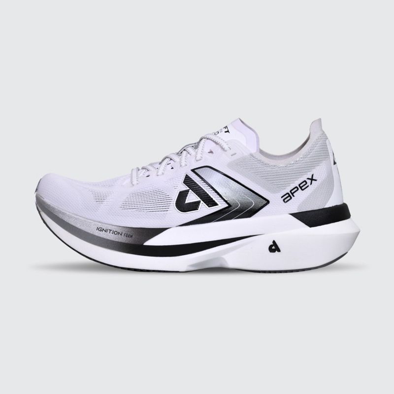 APEX SWIFT II PRO : WHITE / BLACK รองเท้าวิ่งทำความเร็ว
