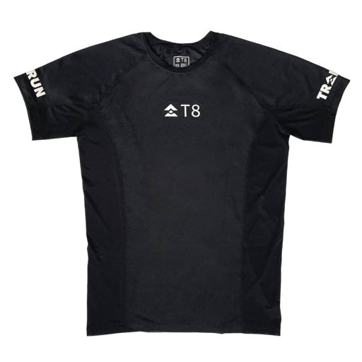 T8 Men's Iced Tee Pure Black 2 | เสื้อวิ่งชาย เบา แห้งเร็ว เย็นสบาย