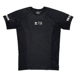 T8 Men's Iced Tee Pure Black 2 | เสื้อวิ่งชาย เบา แห้งเร็ว เย็นสบาย