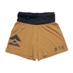 T8 Men's Sherpa Shorts Gold กางเกงวิ่งสำหรับผู้ชาย