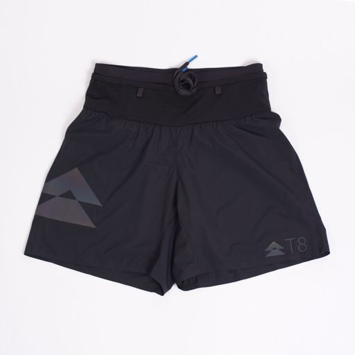 T8 Men's Sherpa Short Black กางเกงวิ่งสำหรับผู้ชาย
