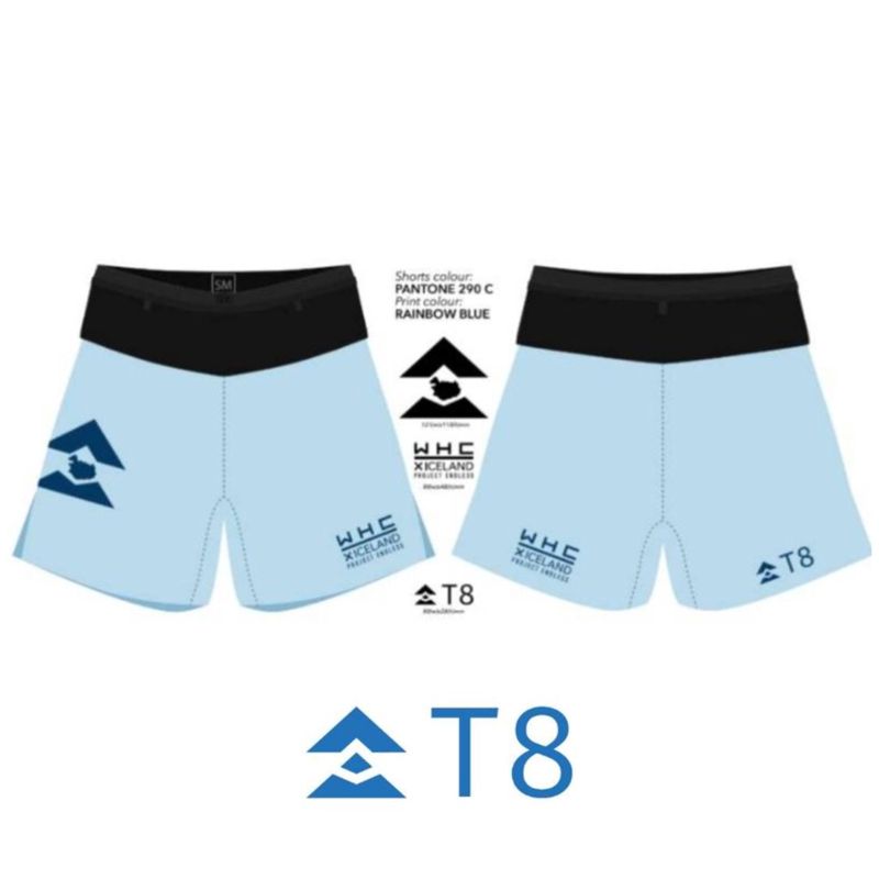 T8 Men's Sherpa Shorts WHC X Iceland กางเกงวิ่ง T8 Sherpa Shorts (รุ่นพิเศษ WHC X Iceland / มีช่องเก็บของรอบเอว)