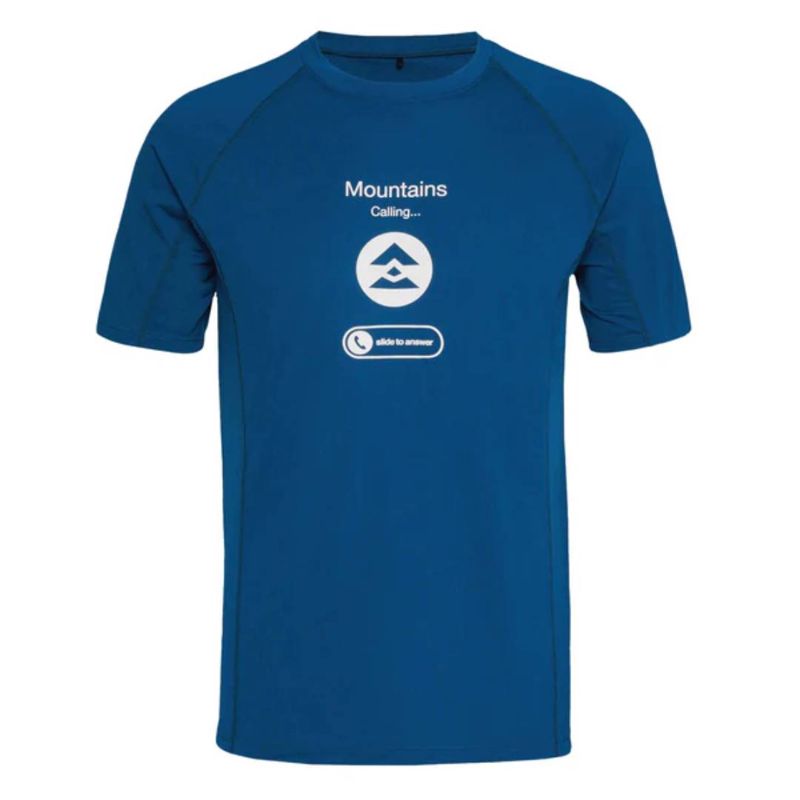 T8 Men's Zone2 Tee - Navy เสื้อวิ่งสำหรับผู้ชาย