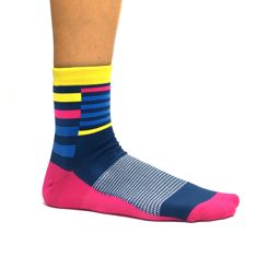 T8 Mix Match Socks Half Stripes ถุงเท้าสำหรับนักวิ่ง