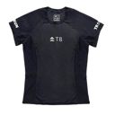 T8 Women's Iced Tee Pure Black 2 | เสื้อวิ่งหญิง เบา แห้งเร็ว เย็นสบาย  1