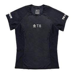 T8 Women's Iced Tee Pure Black 2 | เสื้อวิ่งหญิง เบา แห้งเร็ว เย็นสบาย