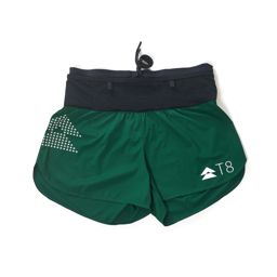 T8 Women's Sherpa Shorts British Racing Green กางเกงวิ่งสำหรับผู้หญิง