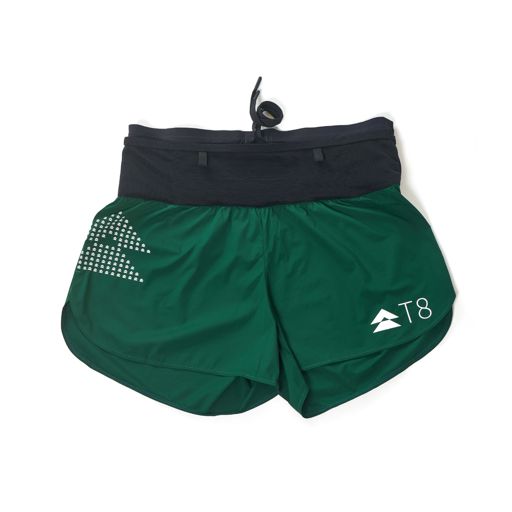 T8 Women's Sherpa Shorts British Racing Green กางเกงวิ่งสำหรับผู้หญิง