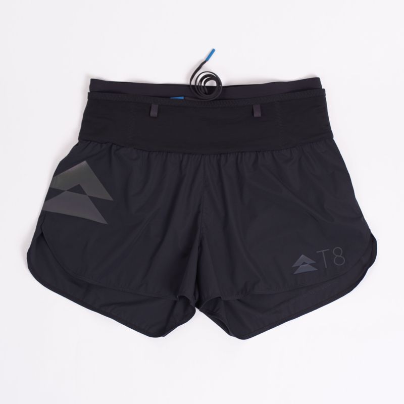 T8 Women's Sherpa Short Black กางเกงวิ่งสำหรับผู้หญิง