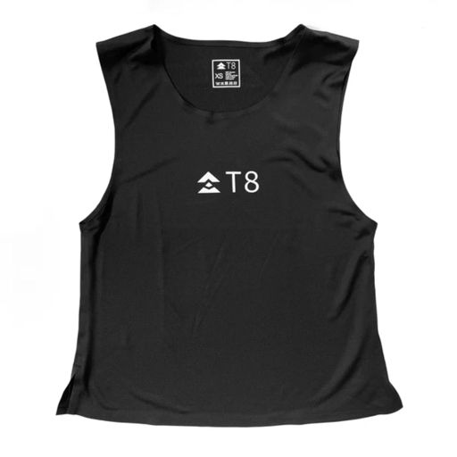 T8 Women's Trail Tank Black เสื้อวิ่งหญิงน้ำหนักเบา