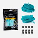 Xpand Original No-Tie Flat Lacing System-Teal Reflective เชือกรองเท้าแบบไม่ต้องผูก 4