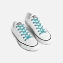 Xpand Original No-Tie Flat Lacing System-Teal Reflective เชือกรองเท้าแบบไม่ต้องผูก 1