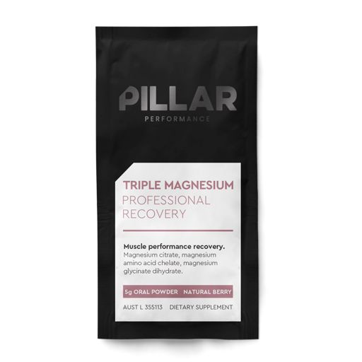Pillar Performance Powder Triple Magnesium Recovery - Natural Berry 5 g ผงแมกนีเซียมฟื้นฟูร่างกาย