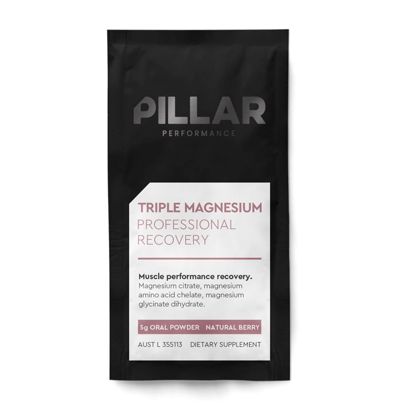 Pillar Performance Powder Triple Magnesium Recovery - Natural Berry 5 g ผงแมกนีเซียมฟื้นฟูร่างกาย
