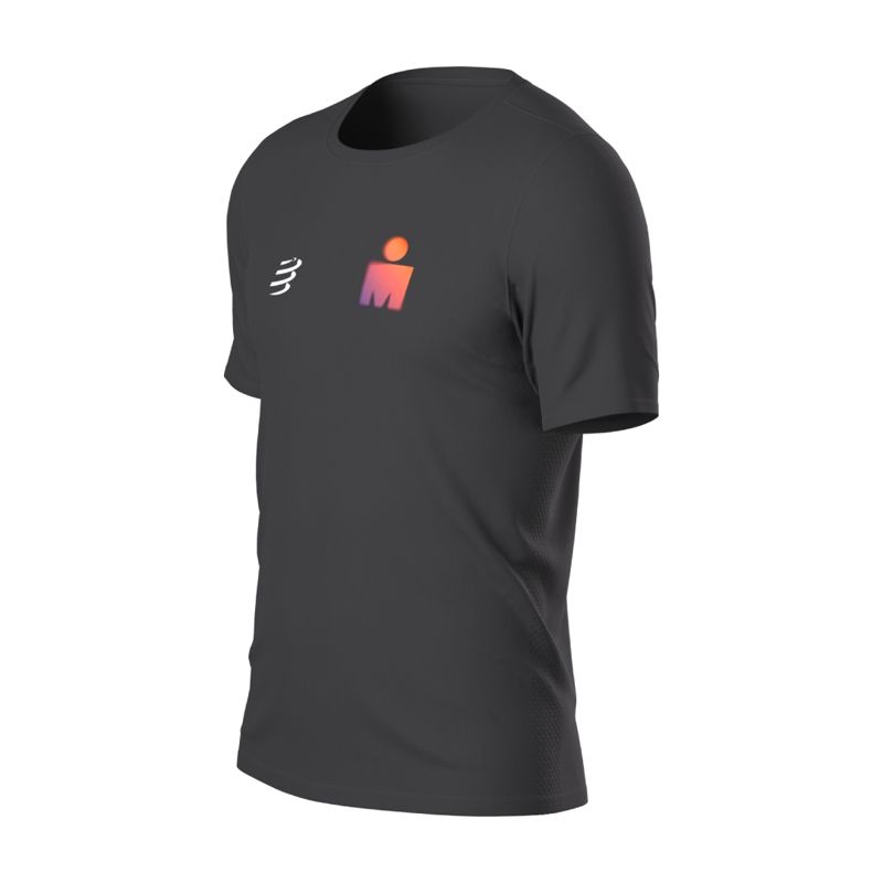 Compressport Training SS Tshirt M - Ironman 2025 - L1 Black (เสื้อวิ่งซ้อม Ironman Edition)