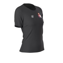 Compressport Training SS Tshirt W - Ironman 2025 - L1 Black (เสื้อวิ่งซ้อมผู้หญิง Ironman)