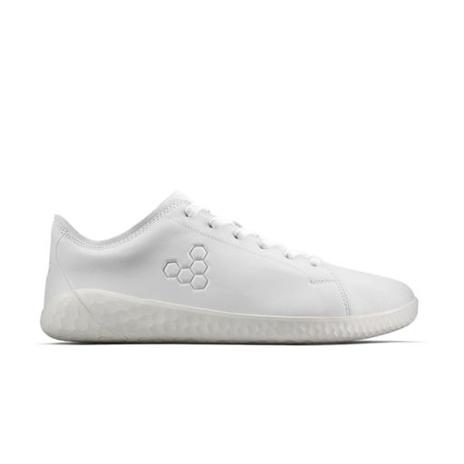 Vivobarefoot Men's Geo Court IV Bright White รองเท้าสนีกเกอร์