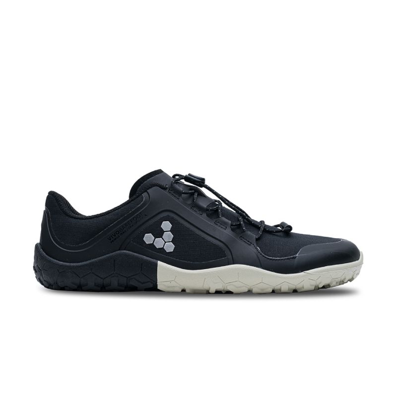 Vivobarefoot Men's Primus Trail III All Weather FG Obsidian รองเท้าวิ่งเทรลกันน้ำ