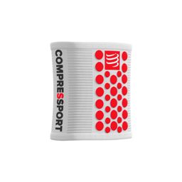 Compressport Sweatbands 3D.Dots White/Red สายรัดข้อมือซับเหงื่อ
